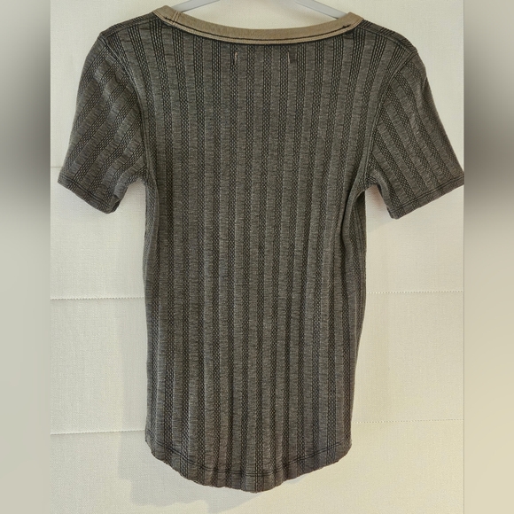 We the Free Escape Ribbed Knit Tee, Sz. S - Picture 4 of 9